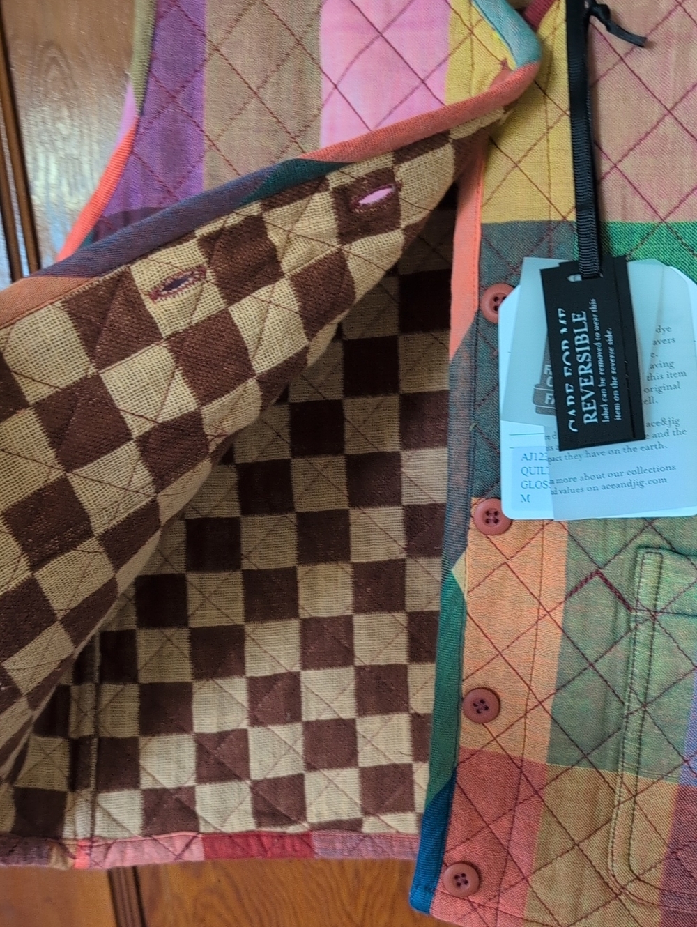 Ace & Jig Quilted Vest in Glossary - Picture 5 of 5